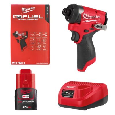 Máy vặn vít Milwaukee M12 FID2-0 + M12B2 + C12C