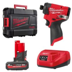 Máy vặn vít Milwaukee M12 FID2-0X + Pin M12HB5 + Sạc C12C