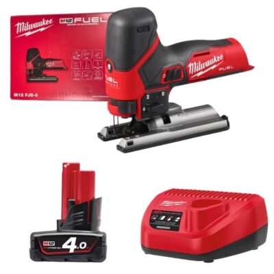 Máy cưa lọng Milwaukee M12 FJS-0 + M12B4 + C12C