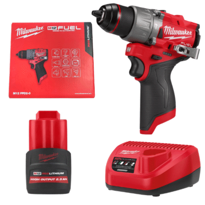 Máy khoan động lực Milwaukee M12 FPD2-0 + Pin M12HB2,5 + Sạc C12C