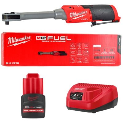 Máy siết bu lông Milwaukee M12 FPTR-0 + Pin M12HB2.5 + Sạc C12C