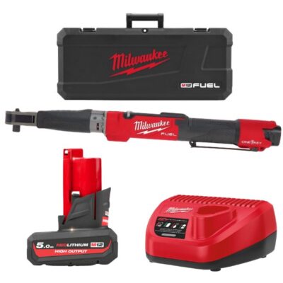 Máy siết bu lông góc điện tử Milwaukee M12 ONEFTR12 + Pin M12HB5 + Sạc C12C