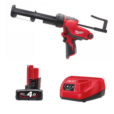 Combo máy bơm keo bằng pin Milwaukee M12 PCG/310C-0 + M12B4 + C12C