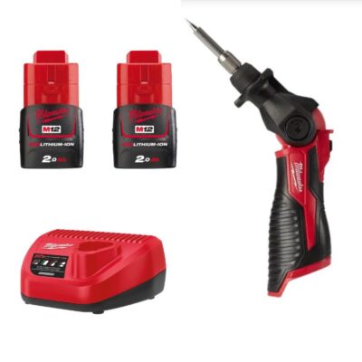 Combo Máy hàn nhiệt cầm tay Milwaukee M12 SI-0 + 2 M12B2 + C12C