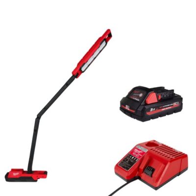 Combo đèn LED tay đòn Milwaukee M18 ABL-0 + M18HB3 + M12-18C (từ tính)