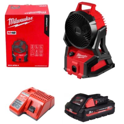 Quạt dùng pin Milwaukee M18 AFG2-0 + M18HB3 + M12-18C