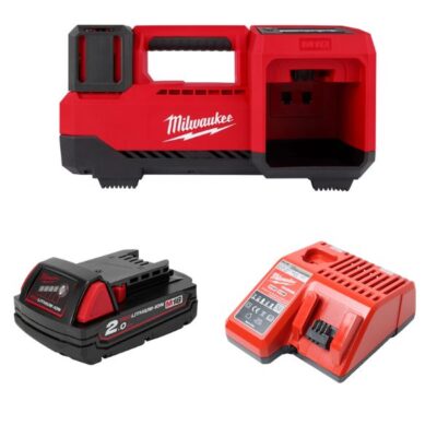combo Máy bơm hơi Milwaukee M18 BI-0 + M18B2 + M12-18C