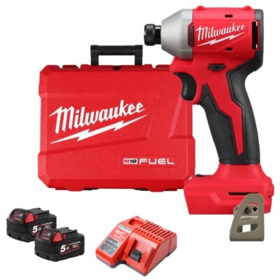Máy bắn vít 18V Milwaukee M18 M18 BLIDR-0C0 + 2 Pin M18B5 + Sạc M12-18C