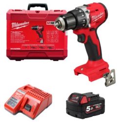 Máy khoan dùng pin Milwaukee M18 BLPDRC-0C0 +Pin M18B5 + Sạc M12-18C