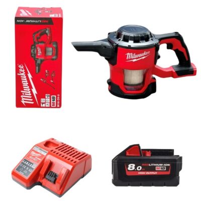 Máy hút bụi đa năng Milwaukee M18 CV-0 + Pin M18HB8 + Sạc M12-18C