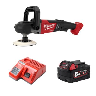 Combo Máy đánh bóng Milwaukee M18 FAP180-0X + M18B5 + M12-18C
