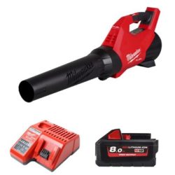 Máy thổi lá Milwaukee M18 FBLG3-0 + Pin M18 FB8 + Sạc M12-18C