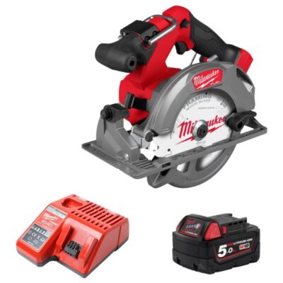 Máy cưa đĩa dùng pin 18V Milwaukee M18 FCS552-0 + Pin M18B5 + Sạc M12-18C
