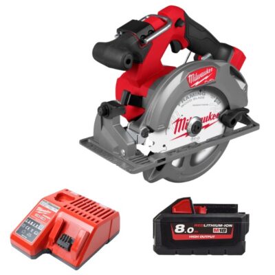 Máy cưa đĩa dùng pin 18V Milwaukee M18 FCS552-0 + Pin M18HB8 + Sạc M12-18C