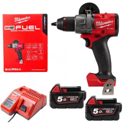 Máy Khoan pin động lực M18 FPD3-0 (hộp giấy) + 2 Pin M18B5 + Sạc M12-18C