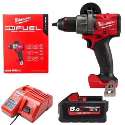 Máy Khoan pin động lực M18 FPD3-0 (hộp giấy) + Pin M18HB8 + Sạc M12-18C