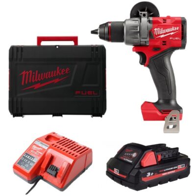 Máy khoan Milwaukee M18 FPD3-0X + Pin M18HB3 + Sạc M12-18C