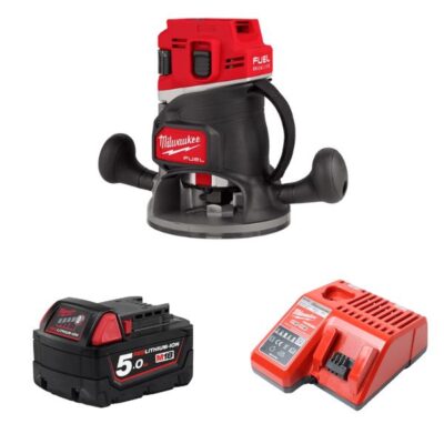 Combo Máy phay cầm tay MILWAUKEE M18 FR12-0B0 + M18B5 + M12-18C