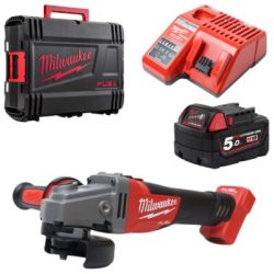 Máy mài góc Milwaukee M18 FSAG100XB-0X0 + Pin M18B5 + Sạc M12-18C