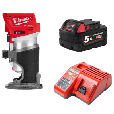 Combo máy phay cầm tay Milwaukee M18 FTR-0X0 + M18B5 + M12-18C