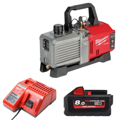 Máy hút chân không pin Milwaukee M18 FVP5-0 + Pin M18HB8 + Sạc M12-18C