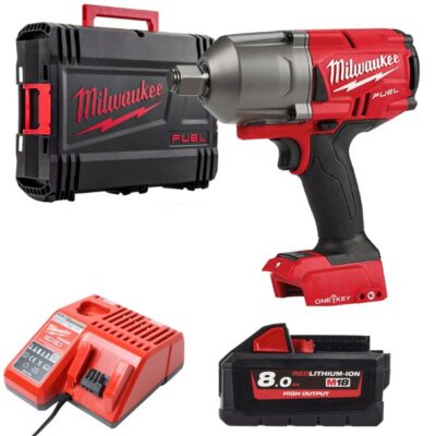 Máy siết bu lông Milwaukee M18 ONEFHIWF34-0X + Pin M18HB8 + Sạc M12-18C
