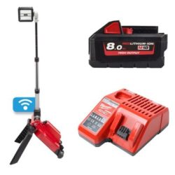 Combo đèn LED đứng Milwaukee M18 ONERSAL + M18FB8+ M12-18C