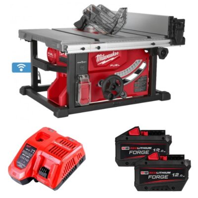 Combo Máy cưa bàn 210mm Milwaukee M18 FTS210-0 + 2.M18FB12 + M12-18FC