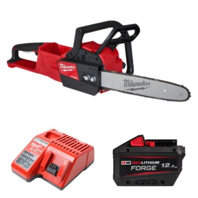 Combo Máy cưa xích dùng pin Milwaukee M18 FCHSC-0G0 + M18FB12 + M12-18C