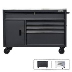 Tủ Dụng Cụ CSPS 132cm – 5 Hộc Kéo Màu (Đen/Trắng)