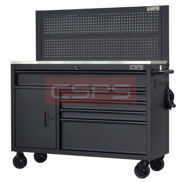 Tủ dụng cụ CSPS 132cm - 05 hộc kéo màu đentrắng