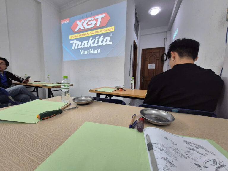 Hoàng Long Vũ tham gia đào tạo kỹ thuật Makita Việt Nam 2026