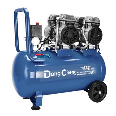Máy nén khí không dầu Dongcheng DQE1200x2/50L – Bình chứa 50 Lít