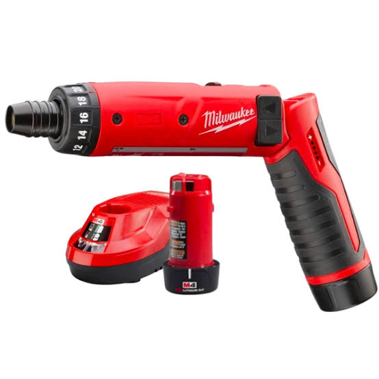 Bộ máy vặn vít Milwaukee M4D-202B kèm 2 pin 2.0Ah và sạc