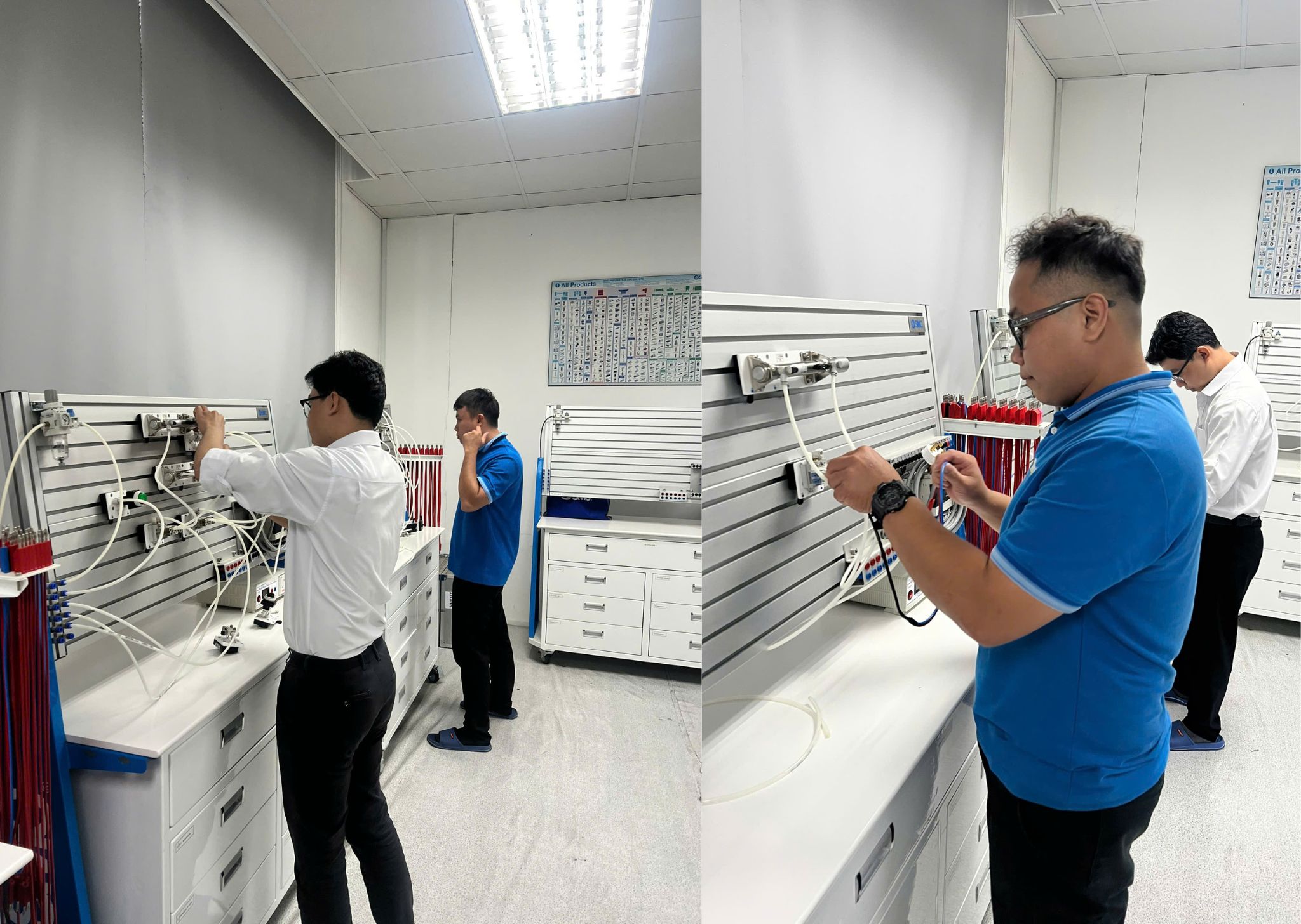Phần thực hành sau khi học lý thuyết về tại SMC