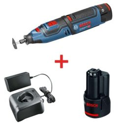Máy cắt xoay đa năng GRO 12V-35 + 1 Pin 12V 2Ah + 1 sạc GAL 12V-20 BOSCH