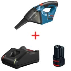 Combo máy hút bụi GAS 12V-LI + Pin 12V 2.0Ah + Sạc nhanh GAL 12V-40 BOSCH