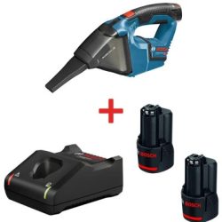Combo máy hút bụi GAS 12V-LI + 2 Pin 12V 2.0Ah + Sạc nhanh GAL 12V-40 BOSCH