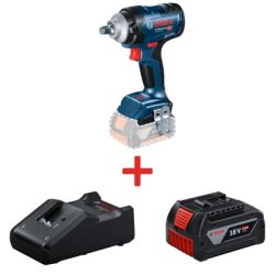 Combo máy siết bu lông GDS 18V-400 + 1 Pin 18V 4.0A + 1 Sạc GAL 18V-40 BOSCH