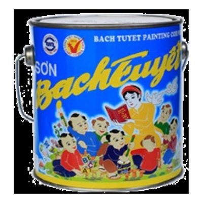 Sơn dầu màu xám đậm 123 3kg Bạch Tuyết
