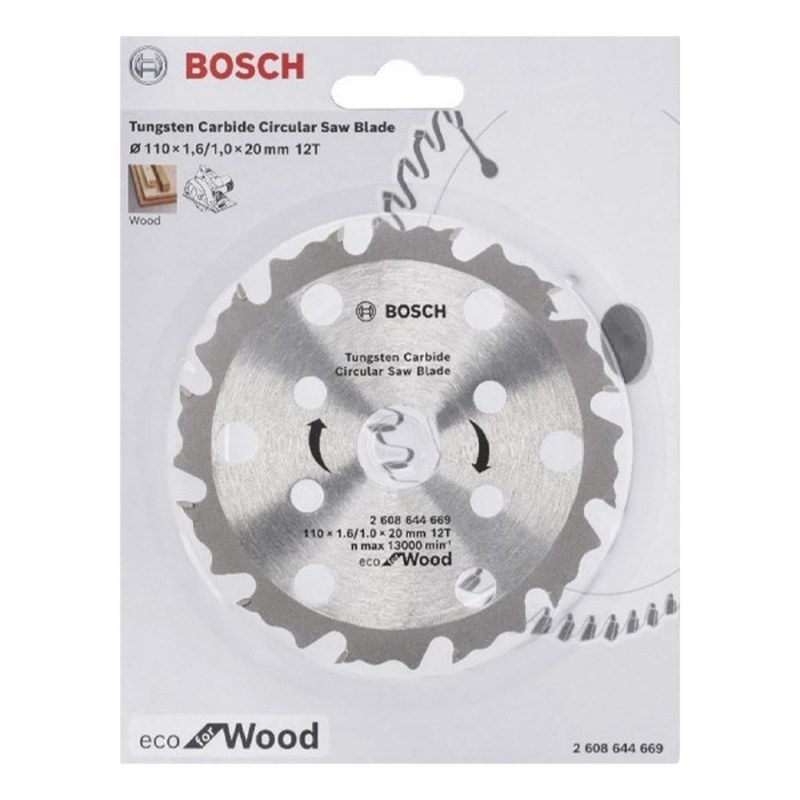 Lưỡi cưa gỗ CoolTeq 110x1.6/1.0x20mm T12 Bosch