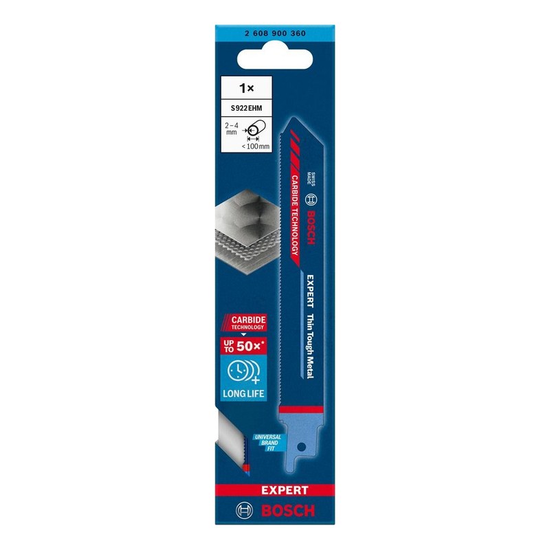 Lưỡi cưa kiếm S 922 EHM-Inox (1 lưỡi) BOSCH