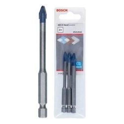 Bộ mũi khoan gạch cứng Hex-9 (5/6/8) 3 mũi BOSCH