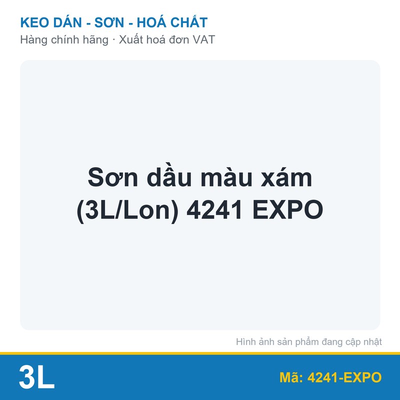 Sơn dầu màu xám (3L/Lon) 4241 EXPO