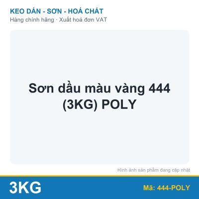 Sơn dầu màu vàng 444 (3KG) POLY (lon)