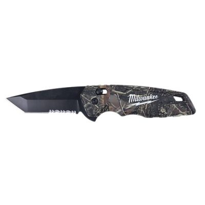 Dao gấp bỏ túi có lò xo màu camo 48-22-1535 Milwaukee