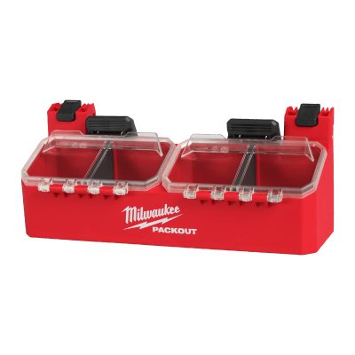 Hộp đựng phụ kiện 2 ngăn gắn thùng PACKOUT 4932500148 Milwaukee
