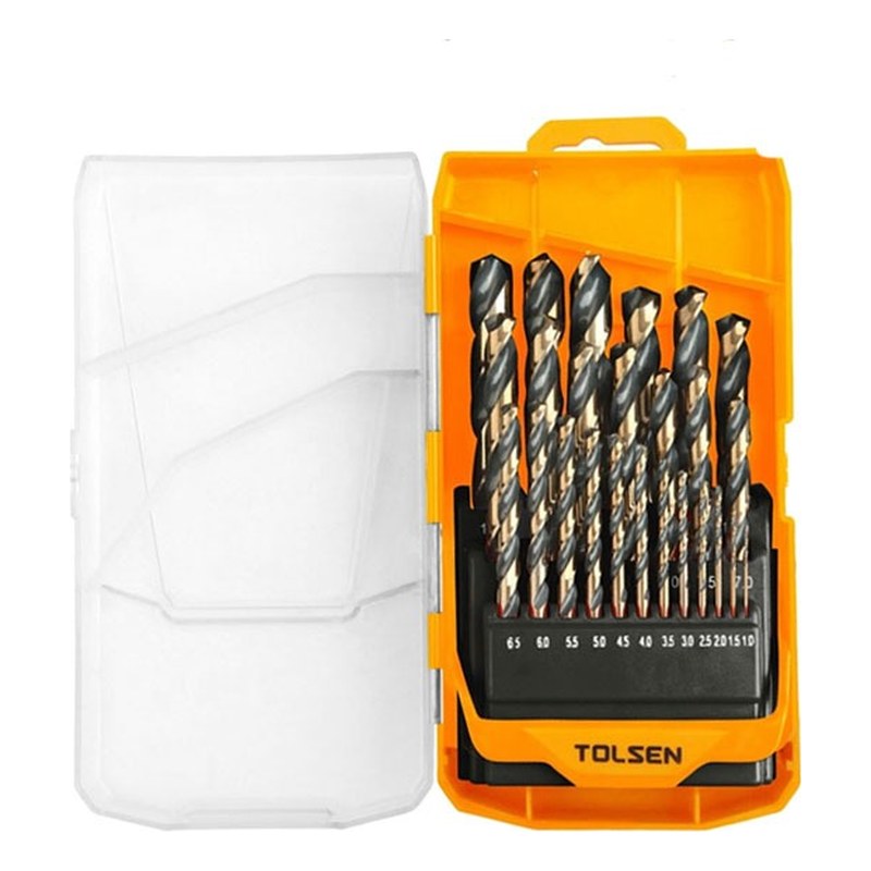 Bộ mũi khoan sắt 25 cây 75087 TOLSEN