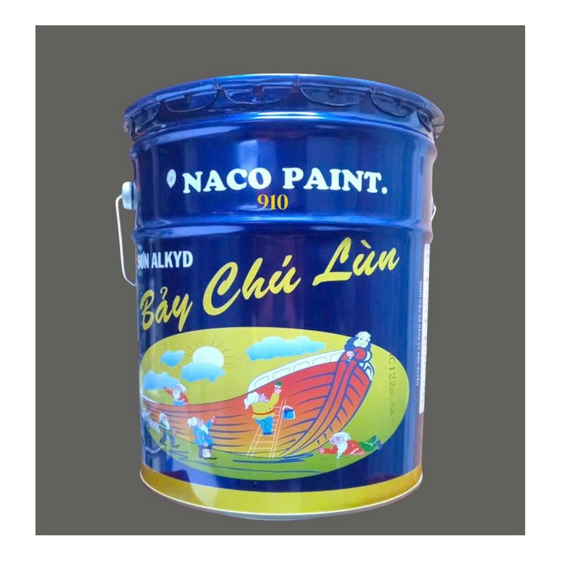 Sơn dầu màu xám 910 3KG POLY