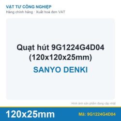 Quạt tản nhiệt Sanyo Denki 9G1224G4D04 120x120x25mm